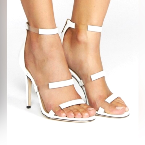 Very sexy, lightly worn, white frontline heels - Picture 10 of 12